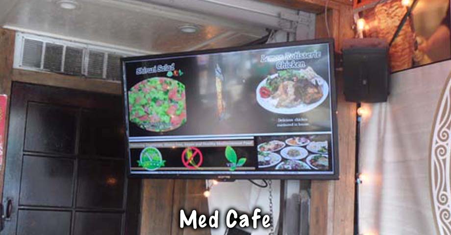 HD Sign Design digital menu screen